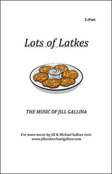 Lots of Latkes Two-Part choral sheet music cover